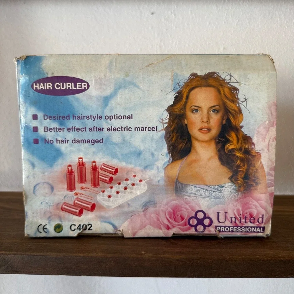 Vintage 2006 United Professional Hot Rollers Set Tested Working W/ Box + Bonus